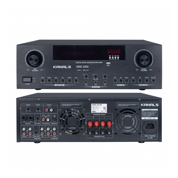 카날스 GD-400 노래방 앰프 뮤직앰프 2채널 GD400